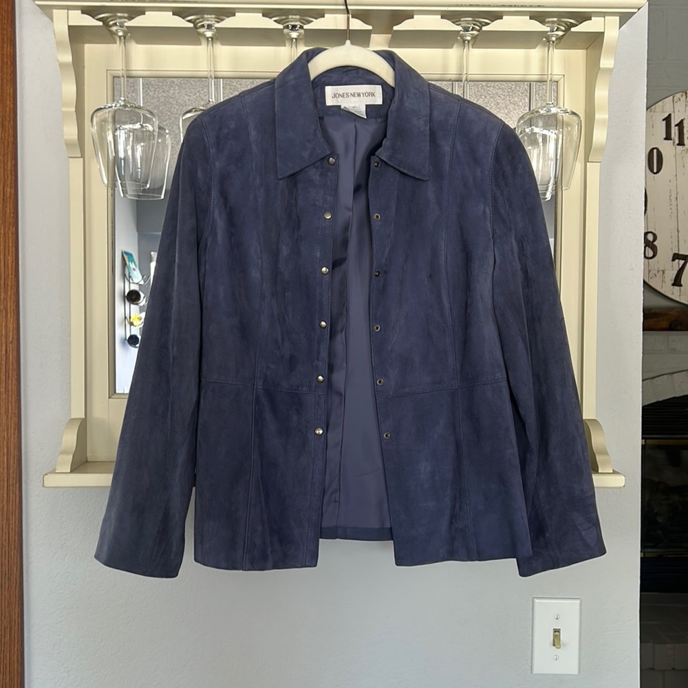 100% Leather/suede Jones New York Jacket